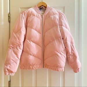 Gap Velvet Pink Puffer Coat